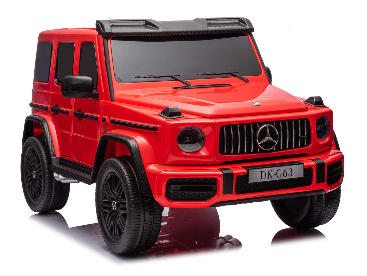 24V 2-Seater Mercedes-AMG G63 Kids Ride On SUV with Remote and Video Screen - Red