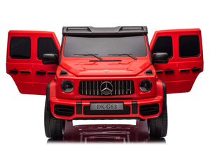 24V 2-Seater Mercedes-AMG G63 Kids Ride On SUV with Remote and Video Screen - Red