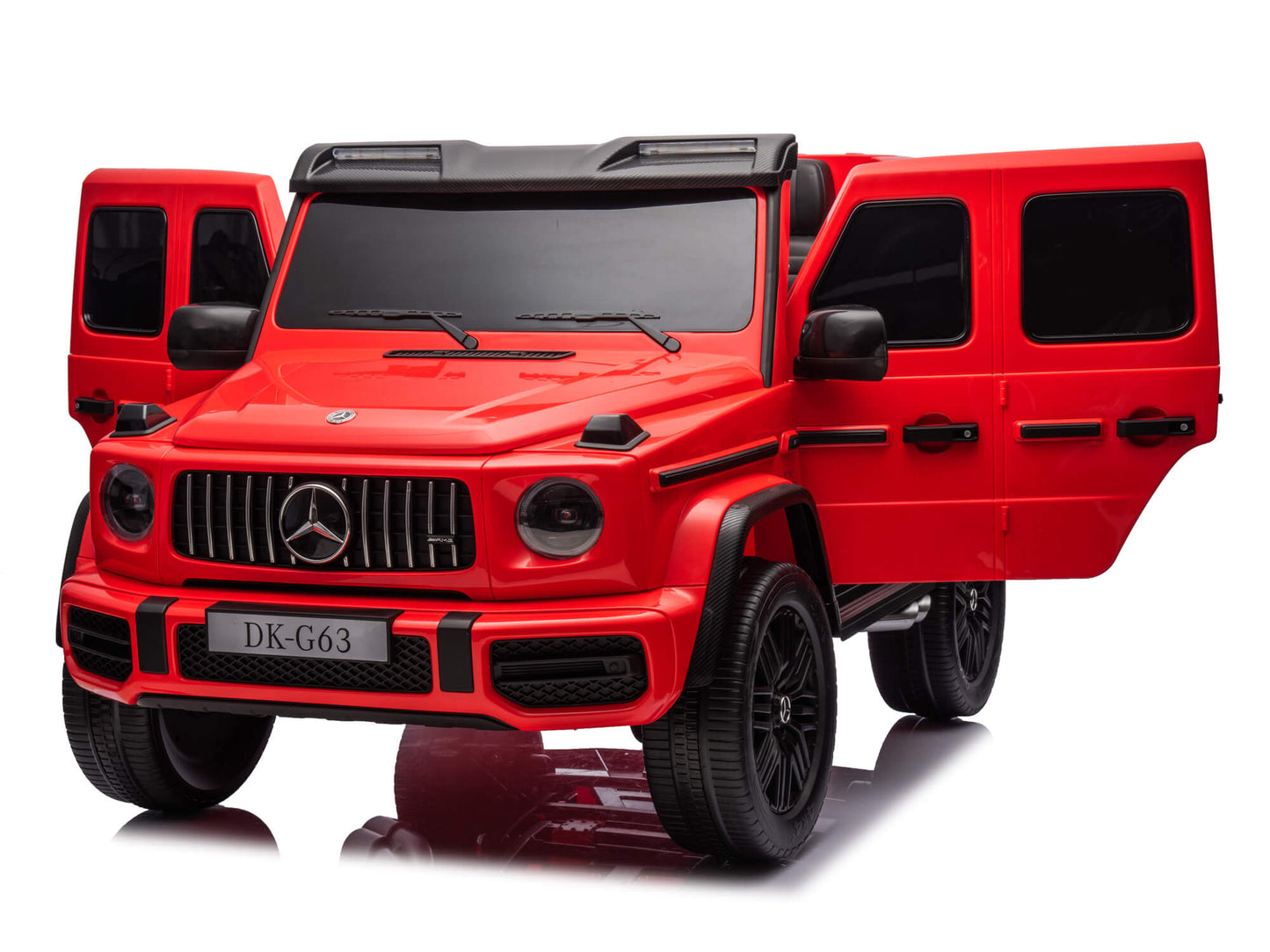 24V 2-Seater Mercedes-AMG G63 Kids Ride On SUV with Remote and Video Screen - Red