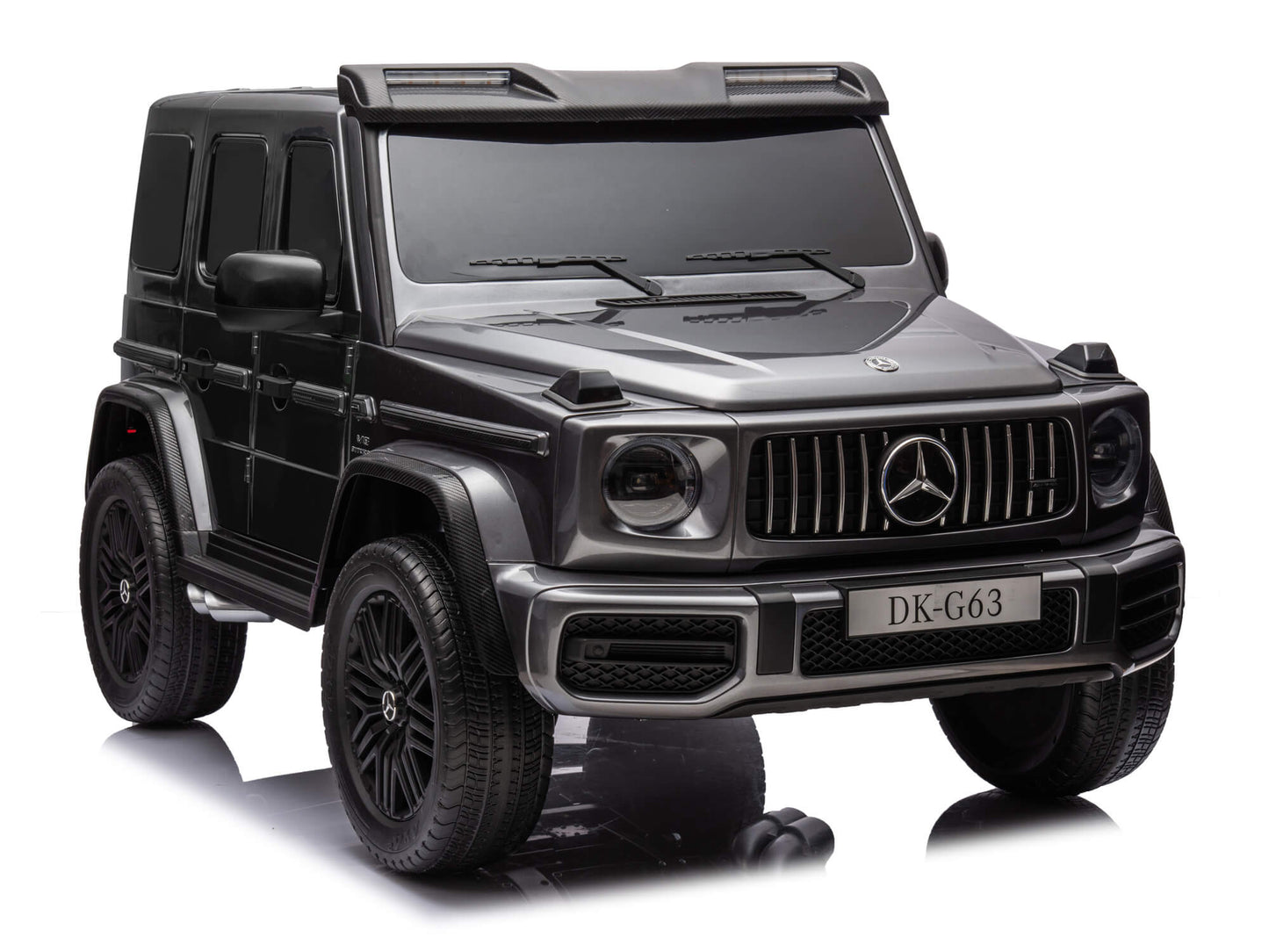 24V 2-Seater Mercedes-AMG G63 Kids Ride On SUV with Remote and Video Screen - Gray