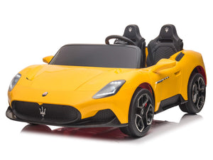 24V Maserati MC20 Two-Seater Kids Ride On Car with Remote - Yellow