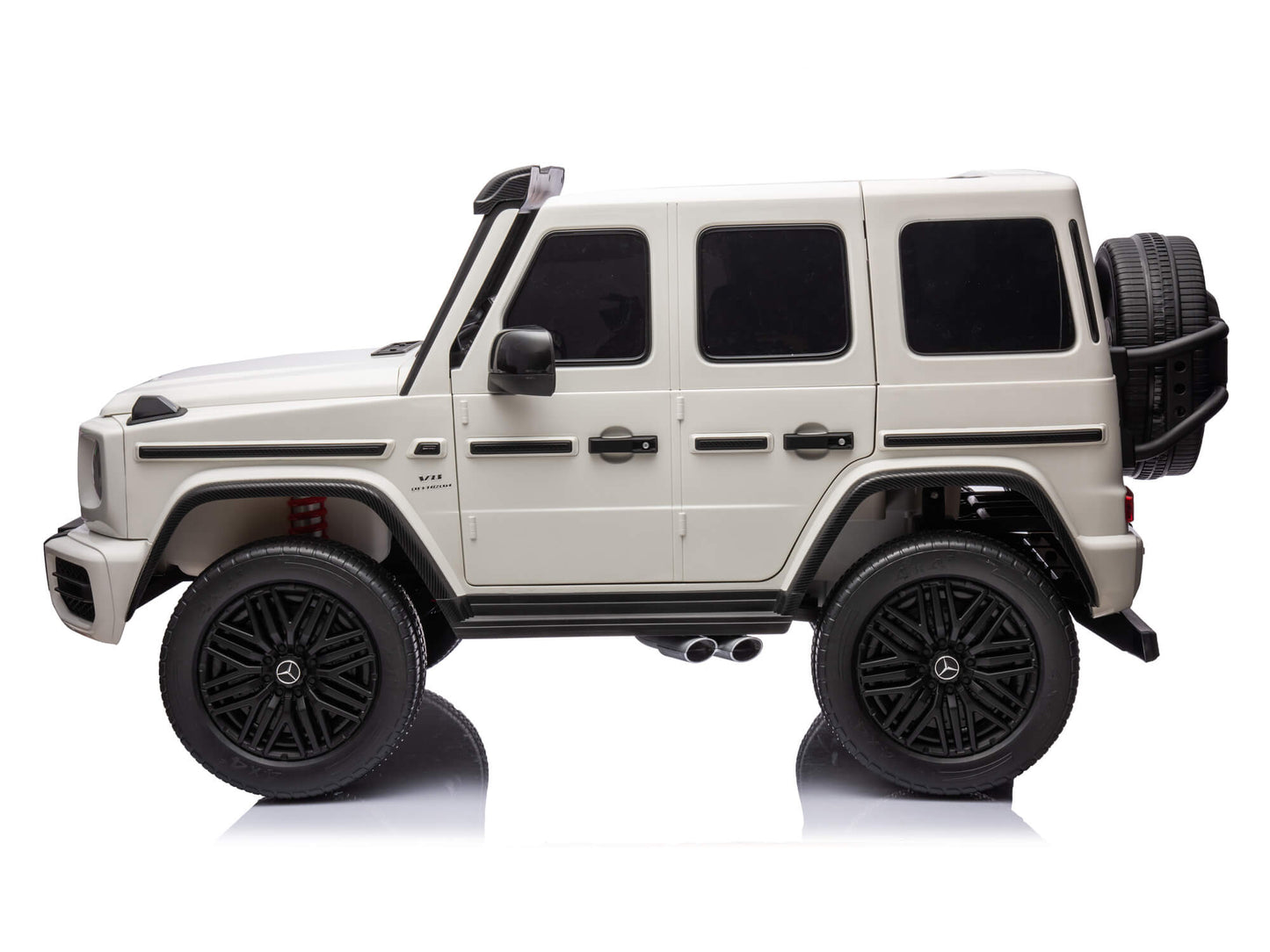 24V 2-Seater Mercedes-AMG G63 Kids Ride On SUV with Remote and Video Screen - White