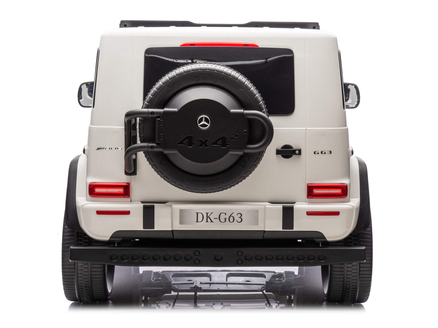 24V 2-Seater Mercedes-AMG G63 Kids Ride On SUV with Remote and Video Screen - White