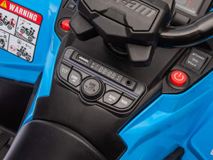 24V Can-Am Kids Outlander 4WD Ride-On ATV - Blue