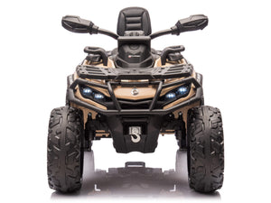 24V Can-Am Kids Outlander 4WD Ride-On ATV - Khaki