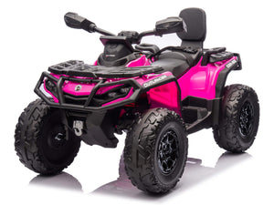 24V Can-Am Kids Outlander 4WD Ride-On ATV - Pink