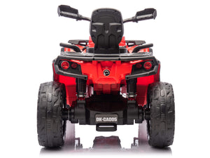 24V Can-Am Kids Outlander 4WD Ride-On ATV - Red