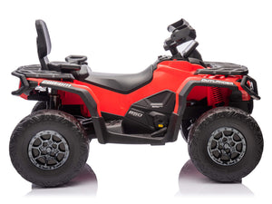 24V Can-Am Kids Outlander 4WD Ride-On ATV - Red