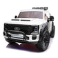 Ford F450 Custom Edition 24V Kids Ride-On Car Truck with R/C Parental Remote | White