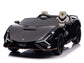 24V Lamborghini Sian Two-Seater Kids Ride On Car with Remote - Black