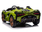 24V Lamborghini Sian Two-Seater Kids Ride On Car with Remote - Green