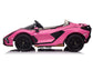 24V Lamborghini Sian Two-Seater Kids Ride On Car with Remote - Pink