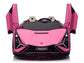 24V Lamborghini Sian Two-Seater Kids Ride On Car with Remote - Pink