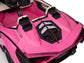 24V Lamborghini Sian Two-Seater Kids Ride On Car with Remote - Pink