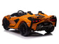 24V Lamborghini Sian Two-Seater Kids Ride On Car with Remote - Orange