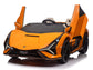 24V Lamborghini Sian Two-Seater Kids Ride On Car with Remote - Orange