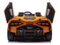 24V Lamborghini Sian Two-Seater Kids Ride On Car with Remote - Orange