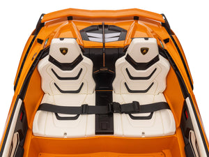 24V Lamborghini Sian Two-Seater Kids Ride On Car with Remote - Orange