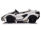 24V Lamborghini Sian Two-Seater Kids Ride On Car with Remote - White