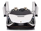 24V Lamborghini Sian Two-Seater Kids Ride On Car with Remote - White