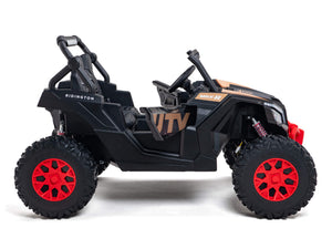 24V Ridington MAX-R All Terrain Ride-On Buggy with Remote - Black