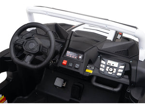 24V TREKCAR Rayder Ride-On Buggy - White