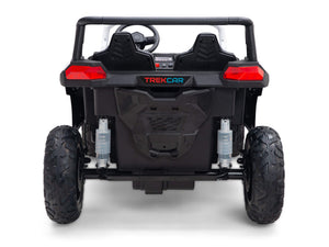 24V TREKCAR Rayder Ride-On Buggy - White