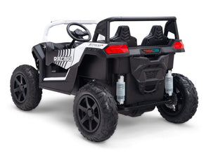 24V TREKCAR Rayder Ride-On Buggy - White