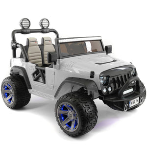 Trail Explorer 24V Kids Ride-On Car Truck with R/C Parental Remote | Gray
