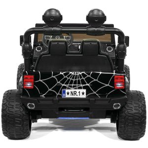Trail Explorer 24V Kids Ride-On Car Truck with R/C Parental Remote | Spider Black