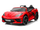 24V Chevrolet Corvette C8 2-Seater Ride On Car with Remote - Red