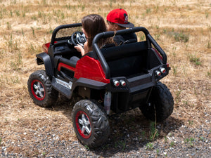 24V Mercedes Benz UNIMOG Kids Ride On UTV with Remote - Blue