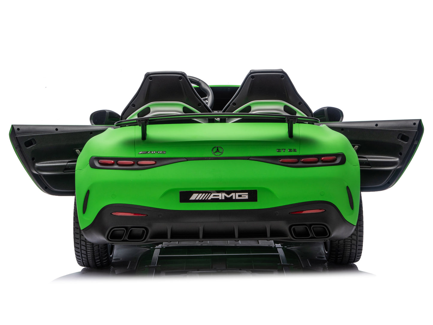 24V Mercedes AMG GT 63 Kids 2-Seater Ride On-Car - Green