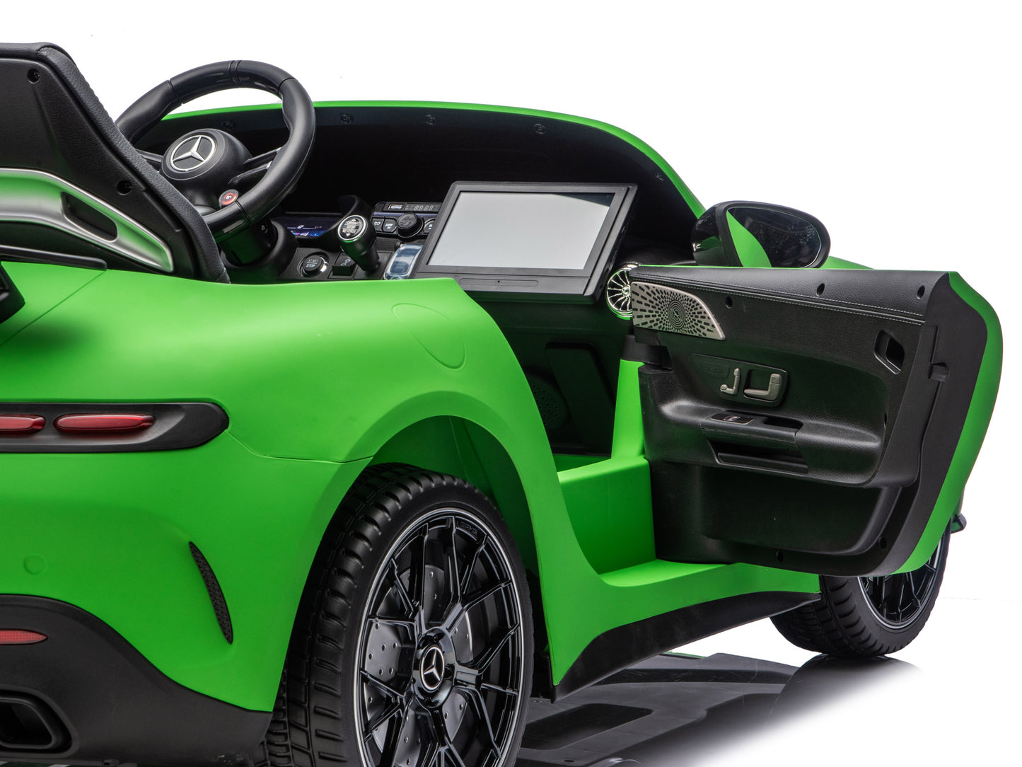 24V Mercedes AMG GT 63 Kids 2-Seater Ride On-Car - Green