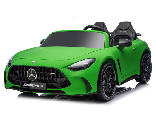 24V Mercedes AMG GT 63 Kids 2-Seater Ride On-Car - Green