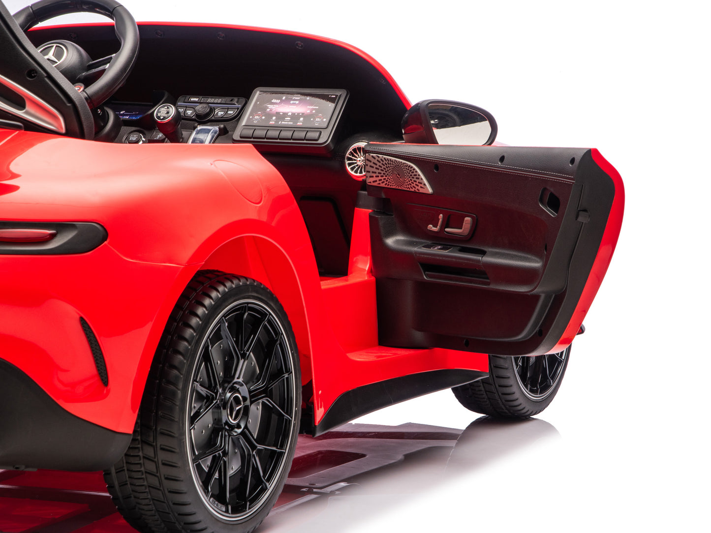 24V Mercedes AMG GT 63 Kids 2-Seater Ride On-Car - Red