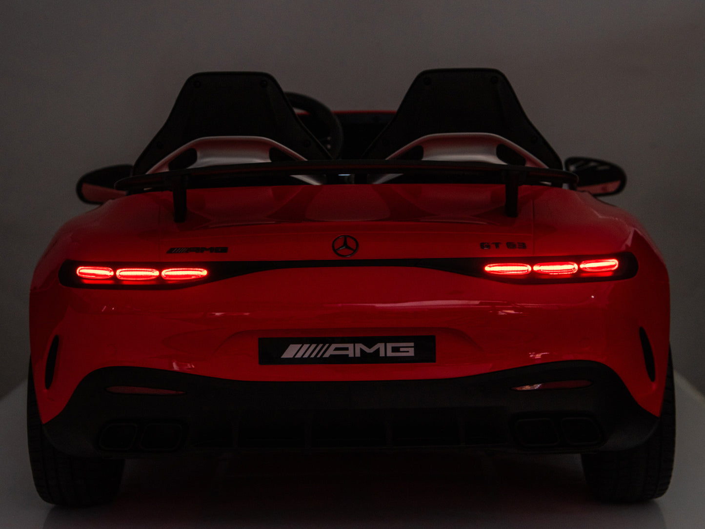 24V Mercedes AMG GT 63 Kids 2-Seater Ride On-Car - Red