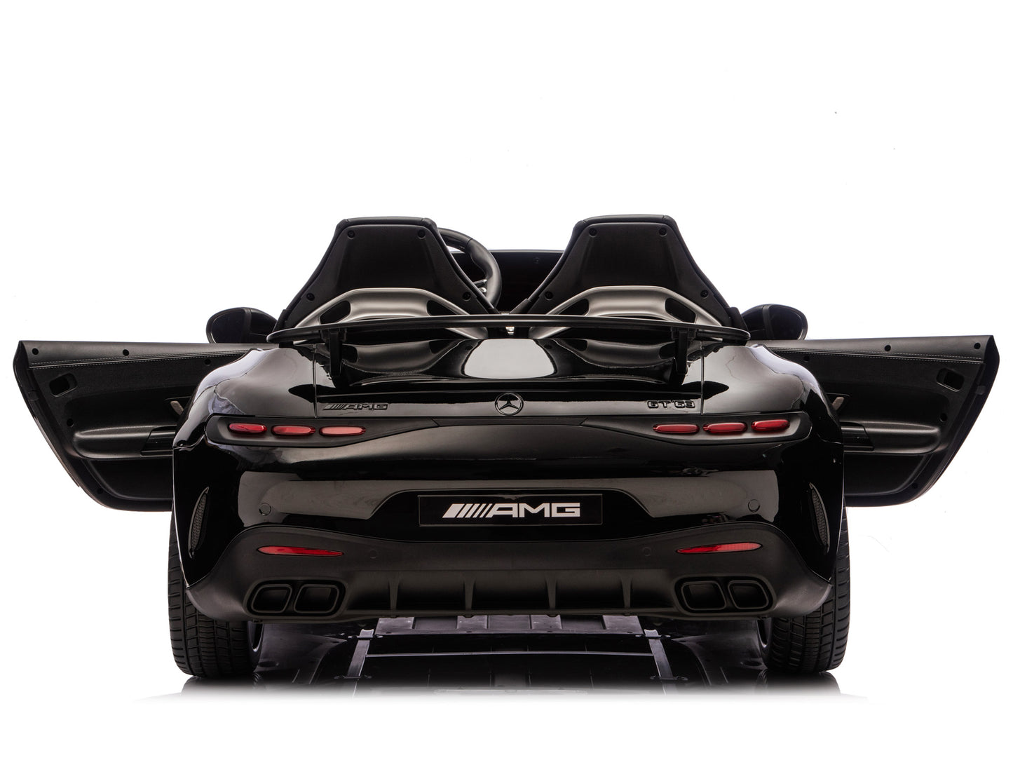 24V Mercedes AMG GT 63 Kids 2-Seater Ride On-Car - Black