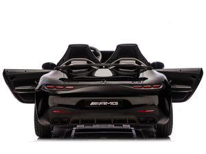 24V Mercedes AMG GT 63 Kids 2-Seater Ride On-Car - Black