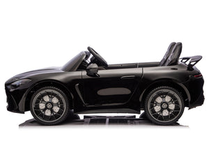 24V Mercedes AMG GT 63 Kids 2-Seater Ride On-Car - Black
