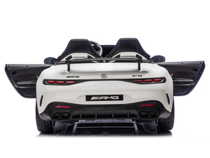 24V Mercedes AMG GT 63 Kids 2-Seater Ride On-Car - White