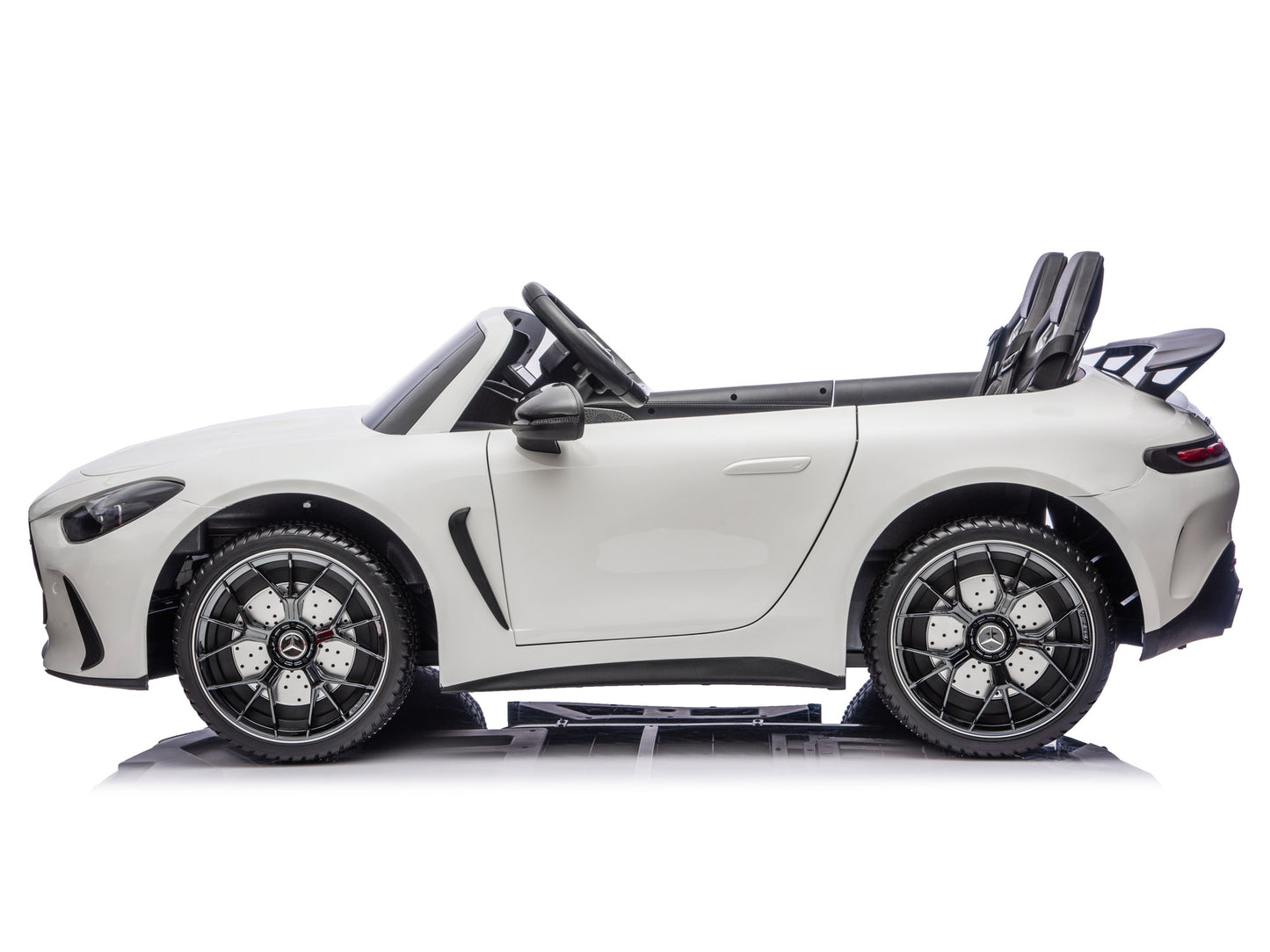 24V Mercedes AMG GT 63 Kids 2-Seater Ride On-Car - White