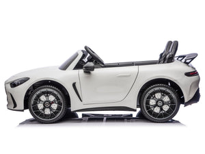24V Mercedes AMG GT 63 Kids 2-Seater Ride On-Car - White