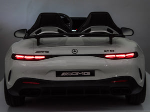 24V Mercedes AMG GT 63 Kids 2-Seater Ride On-Car - White