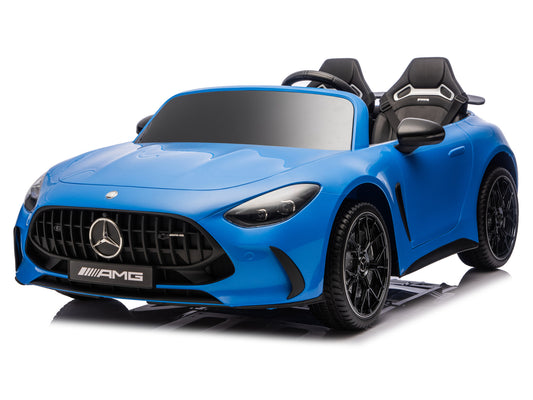 24V Mercedes AMG GT 63 Kids 2-Seater Ride On-Car - Blue