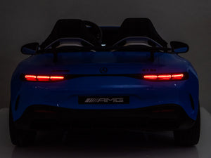 24V Mercedes AMG GT 63 Kids 2-Seater Ride On-Car - Blue
