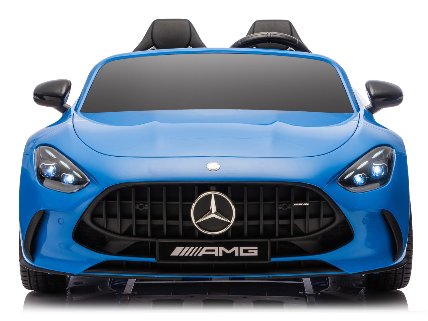 24V Mercedes AMG GT 63 Kids 2-Seater Ride On-Car - Blue