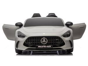 24V Mercedes AMG GT 63 Kids 2-Seater Ride On-Car - Gray