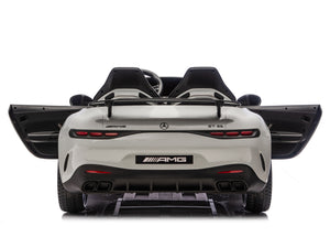 24V Mercedes AMG GT 63 Kids 2-Seater Ride On-Car - Gray