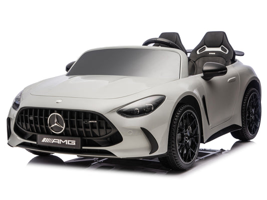 24V Mercedes AMG GT 63 Kids 2-Seater Ride On-Car - Gray